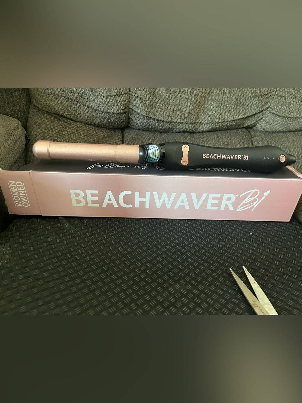BEACHWAVER B1 Rose Gold Curling Iron for Women